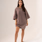 Kiera T-Shirt Dress In Chocolate