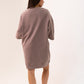 Kiera T-Shirt Dress In Chocolate