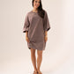 Kiera T-Shirt Dress In Chocolate