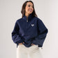 Kiera Tennis Half Zip In Navy