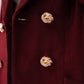 Love Laura Structured Coat In Bordeaux
