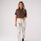 Love Laura Leopard Jeans In White