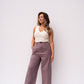 Love Laura Summer Trousers In Mauve
