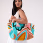 Love Laura Embroidered Tote Bag In Multi