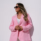 Love Laura Blazer In Pink
