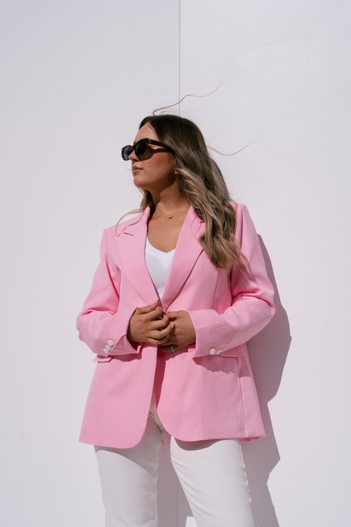 Love Laura Blazer In Pink