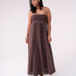 Love Laura Crochet Maxi Dress In Chocolate
