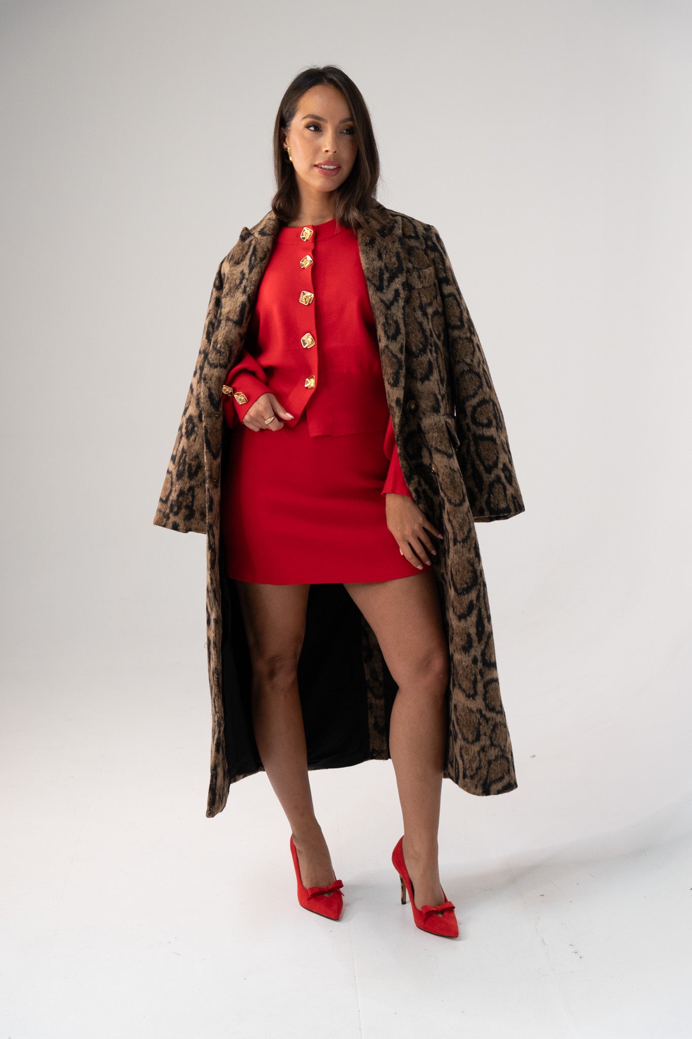 Love Laura Cardigan In Red