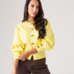 Love Laura Cardigan In Yellow