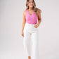 Love Laura Carrot Barrell Jeans In White