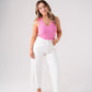 Love Laura Carrot Barrell Jeans In White