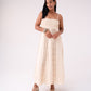 Love Laura Crochet Maxi Dress In Neutral