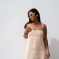 Love Laura Crochet Maxi Dress In Neutral