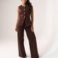 Love Laura Straight Leg Jeans In Chocolate