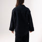 Love Laura Denim Shacket In Black Wash