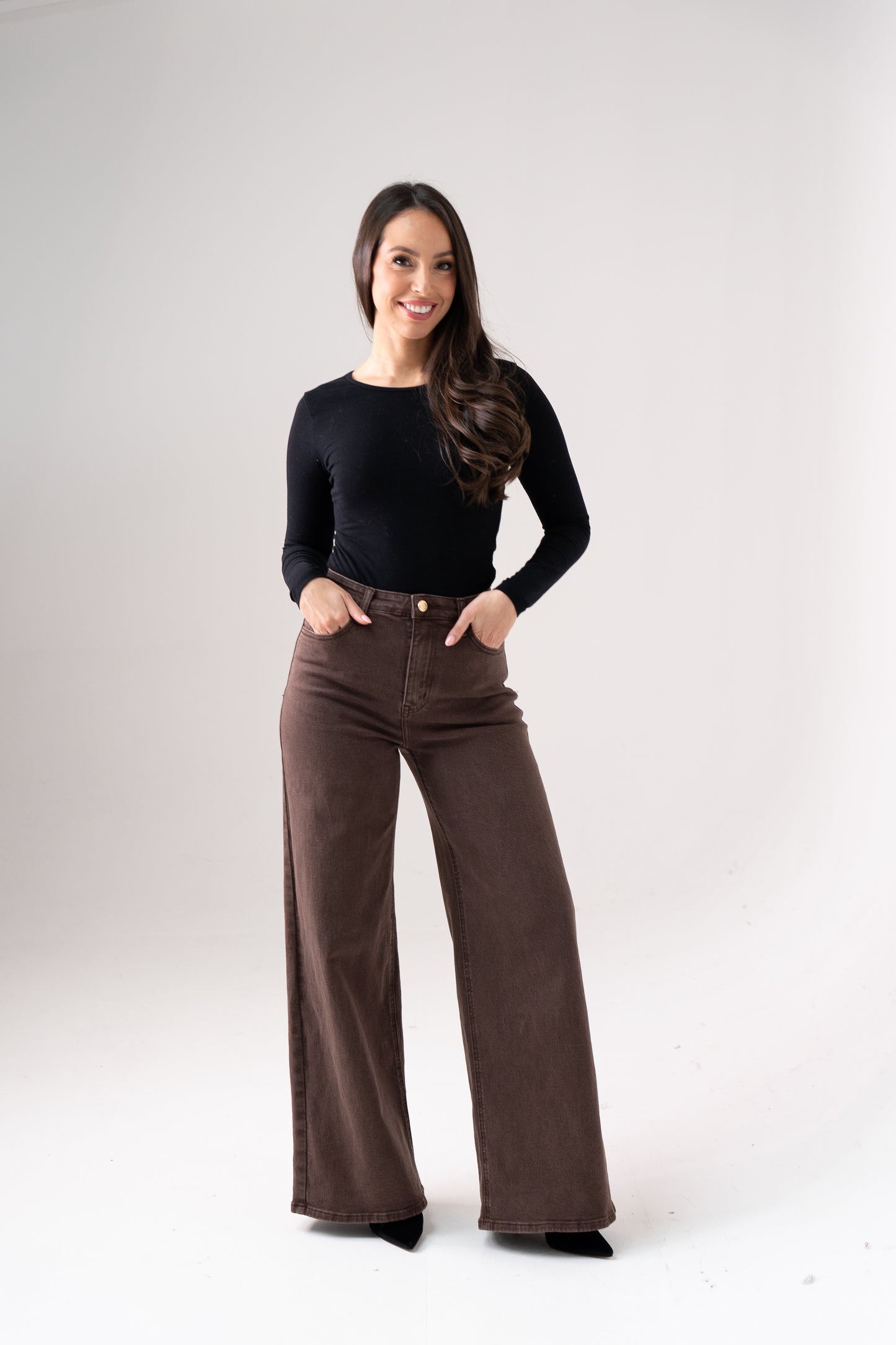 Love Laura Everyday Jeans In Chocolate