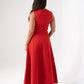 Love Laura Forever Bow Midi Dress In Red