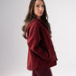 Love Laura Hoodie In Burgundy