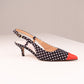 Love Laura Kitten Heel In Polka Dot
