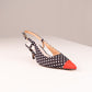 Love Laura Kitten Heel In Polka Dot