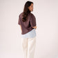 Love Laura Lace Trim T-Shirt In Chocolate