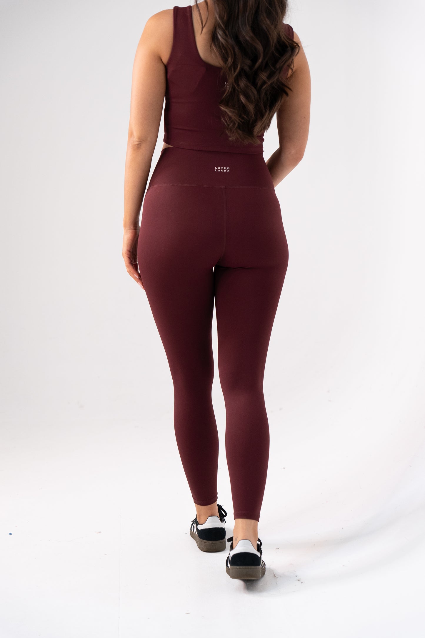Love Laura Leggings In Burgundy
