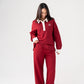 Love Laura Leisure Rugby Top In Dark Red