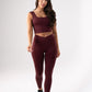 Love Laura Leisure Top In Burgundy