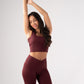 Love Laura Leisure Top In Burgundy
