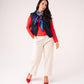 Love Laura Long Sleeve Ribbed Base Top In Red