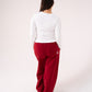 Love Laura Long Sleeve Ribbed Base Top In White
