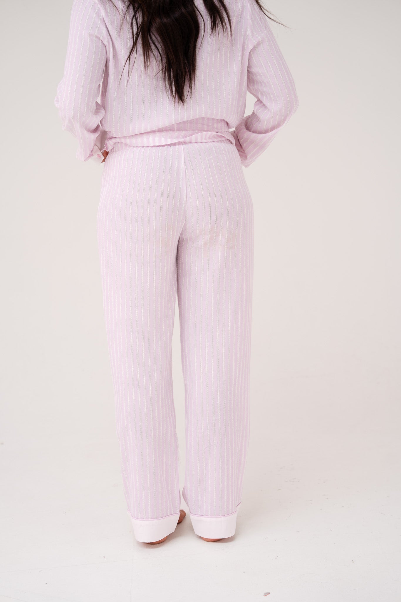 Love Laura Pyjamas In Lilac Stripe