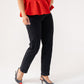 Love Laura Mom Jeans In Black Wash