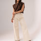Love Laura Pinstripe Everyday Jeans In Neutral