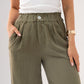 Love Laura Pinstripe Trousers In Khaki