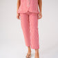 Love Laura Pinstripe Trousers In Red