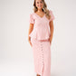 Love Laura Polka Dot Skirt In Pink
