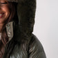 Love Laura Puffa Coat In Khaki