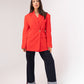 Love Laura Linen Blazer In Red