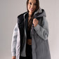 Love Laura Reversible Gilet In Black & Grey