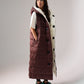 Love Laura Reversible Gilet In Burgundy & Cream