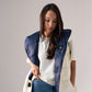 Love Laura Reversible Gilet In Navy & Cream