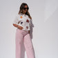 Love Laura Sequin Shell T-Shirt In White