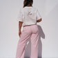 Love Laura Sequin Shell T-Shirt In White