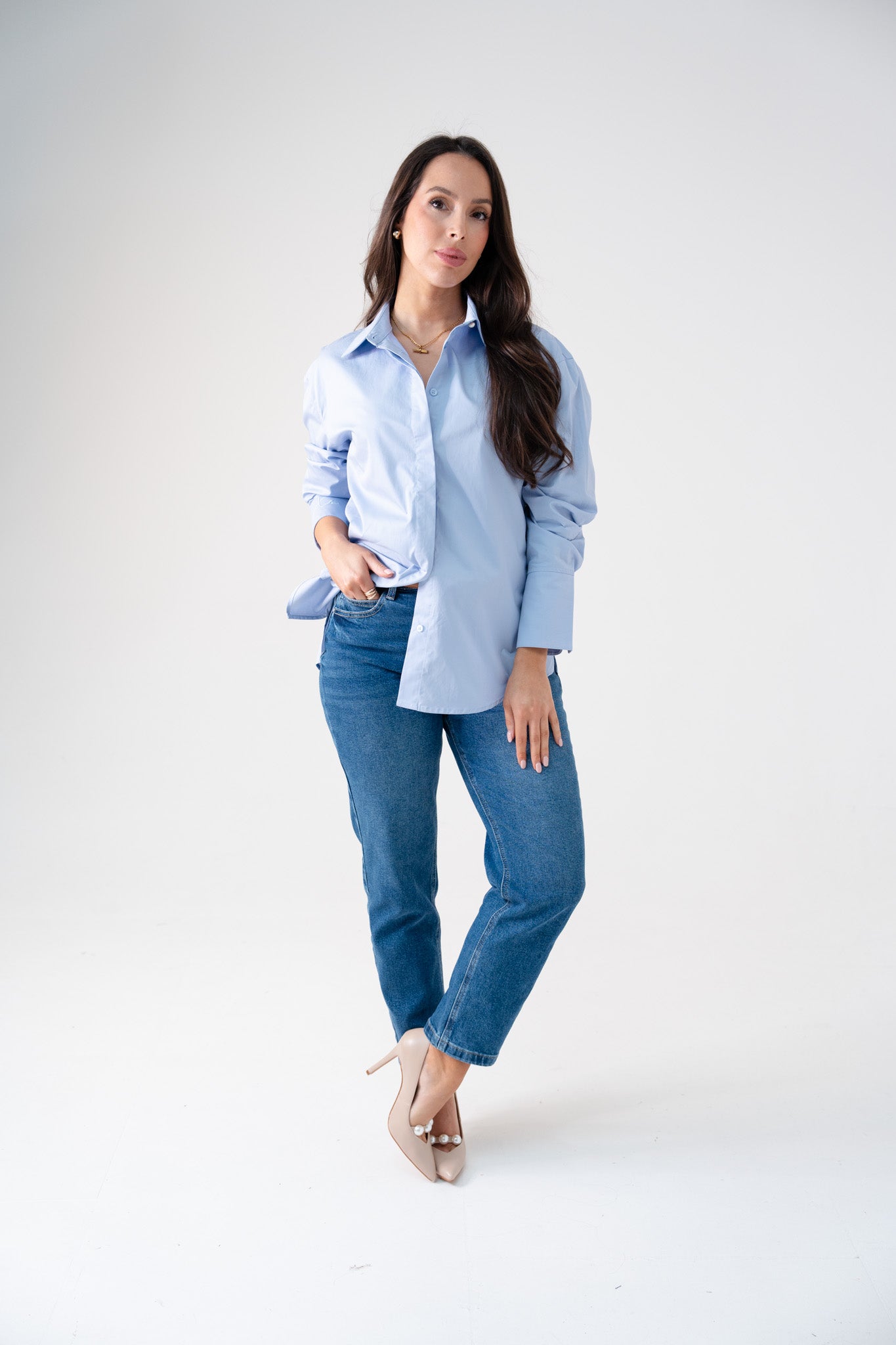Love Laura Shirt In Blue