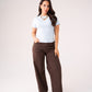 Love Laura Short Sleeve Ribbed T-Shirt In Baby Blue