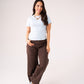 Love Laura Short Sleeve Ribbed T-Shirt In Baby Blue