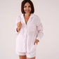 Love Laura Short Pyjamas In Lilac Stripe