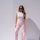 Love Laura Sleeveless Base Top In White