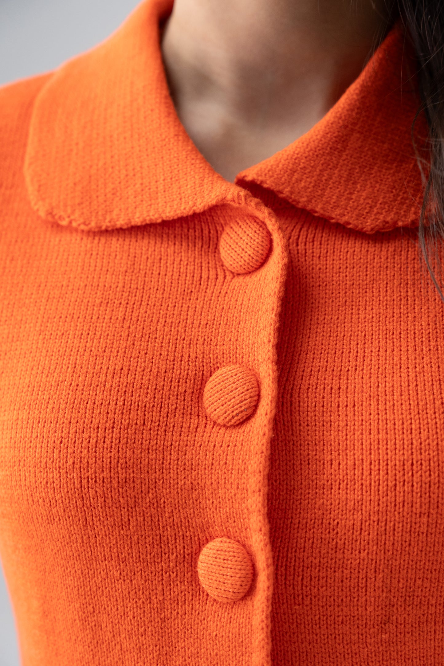 Love Laura Peplum Sleeveless Knit In Orange